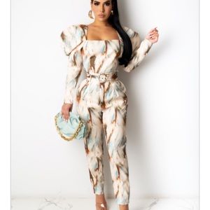 Multicolored Pantsuit